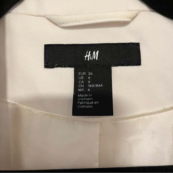 H&M | White Blazer Jacket - Picture 14 of 16